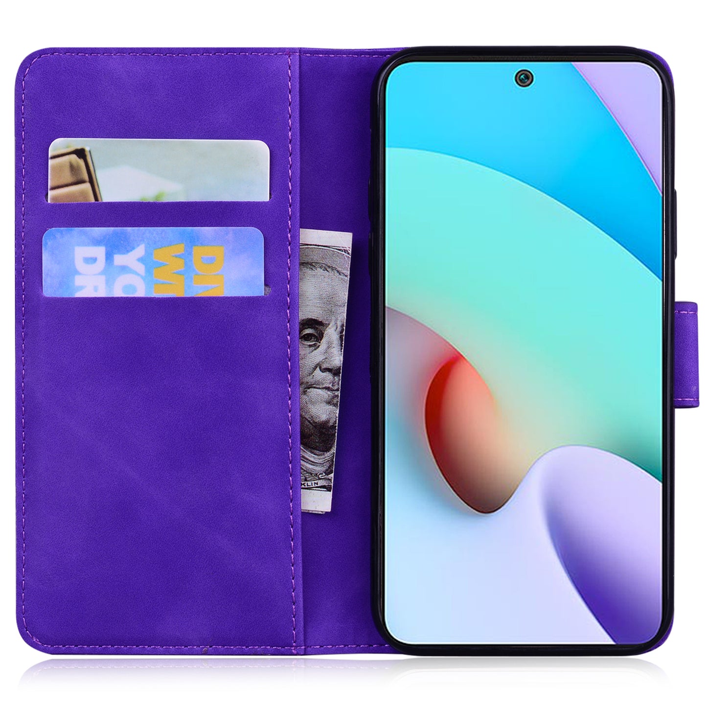 Wallet Stand Case for Xiaomi 13 Lite / Civi 2 5G PU Leather Tiger Imprinted Shockproof Phone Cover