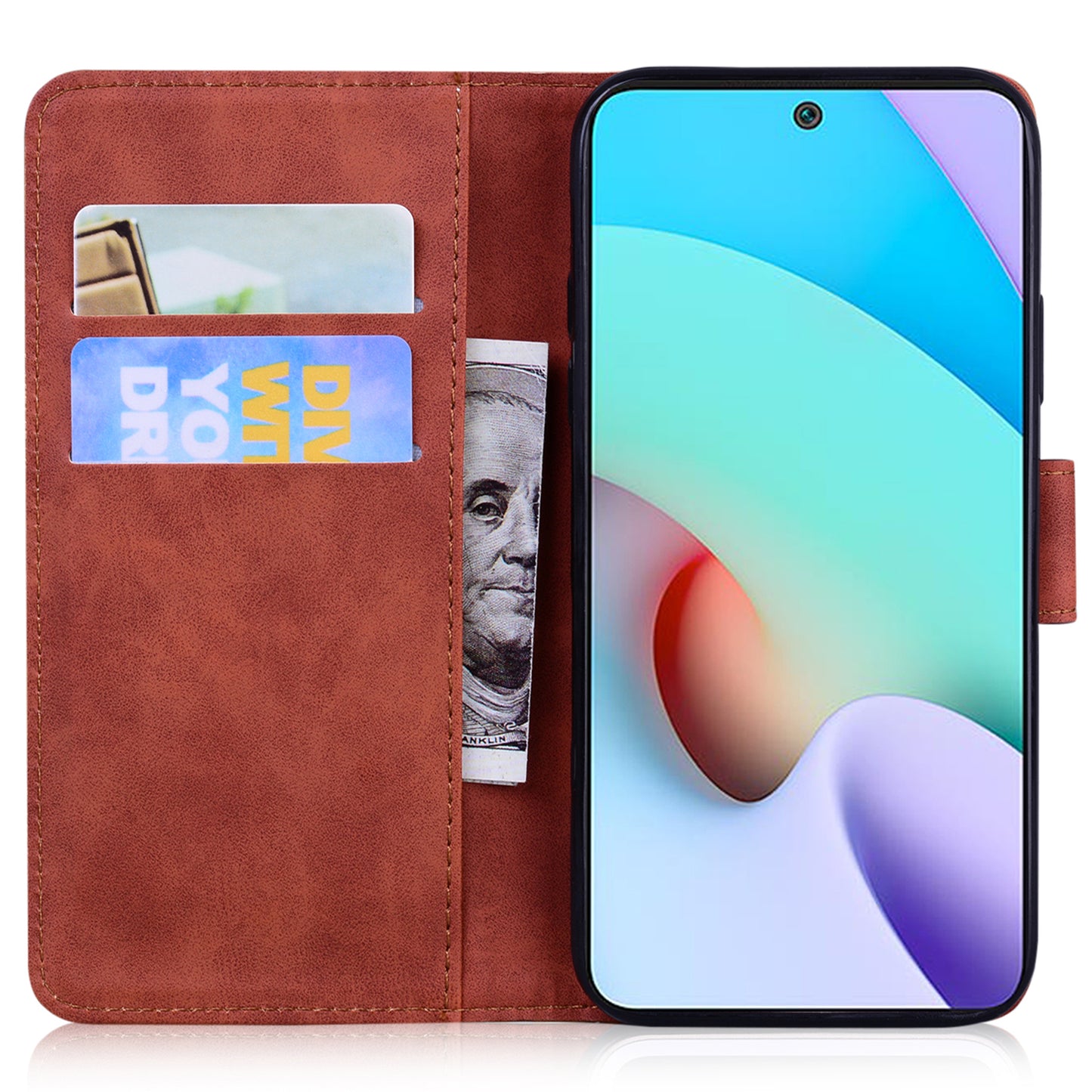 Wallet Stand Case for Xiaomi 13 Lite / Civi 2 5G PU Leather Tiger Imprinted Shockproof Phone Cover