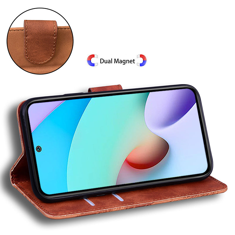 Wallet Stand Case for Xiaomi 13 Lite / Civi 2 5G PU Leather Tiger Imprinted Shockproof Phone Cover