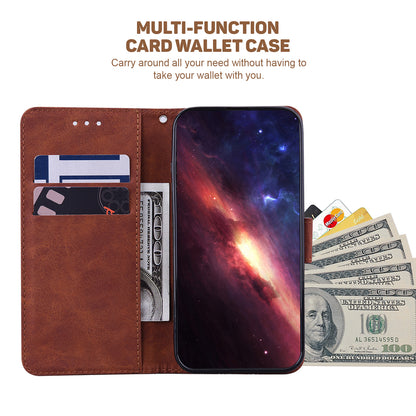 For Xiaomi 13 Lite / Civi 2 5G Wallet Leather Case Geometry Pattern Imprinted Phone Stand Cover