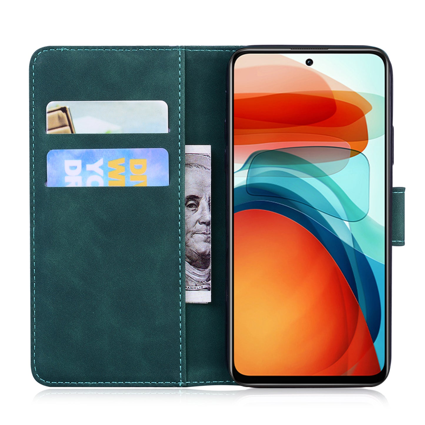 Wallet Cover for Xiaomi 13 Lite / Civi 2 5G Butterfly Printing Skin-touch PU Leather Flip Stand Phone Case