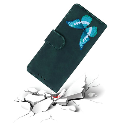Wallet Cover for Xiaomi 13 Lite / Civi 2 5G Butterfly Printing Skin-touch PU Leather Flip Stand Phone Case