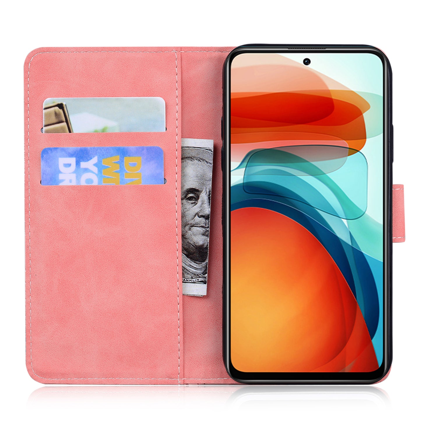 Wallet Cover for Xiaomi 13 Lite / Civi 2 5G Butterfly Printing Skin-touch PU Leather Flip Stand Phone Case