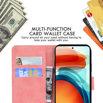 Wallet Cover for Xiaomi 13 Lite / Civi 2 5G Butterfly Printing Skin-touch PU Leather Flip Stand Phone Case