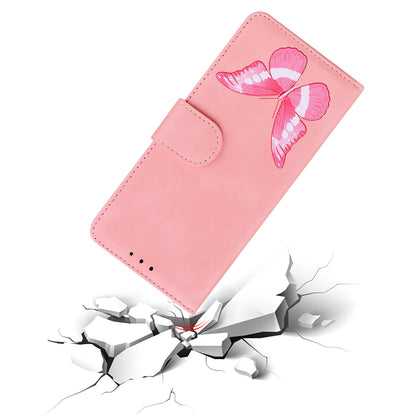 Wallet Cover for Xiaomi 13 Lite / Civi 2 5G Butterfly Printing Skin-touch PU Leather Flip Stand Phone Case
