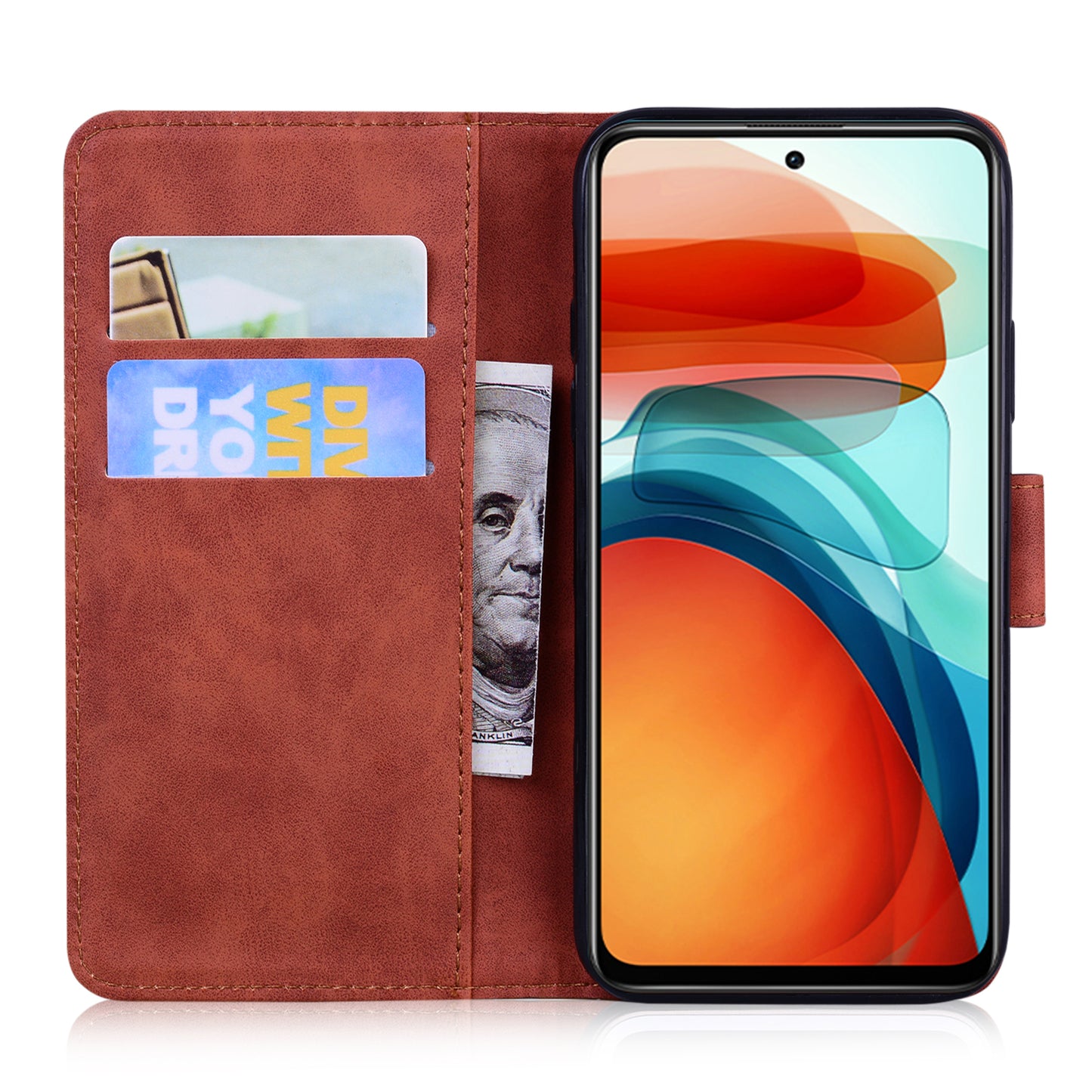 Wallet Cover for Xiaomi 13 Lite / Civi 2 5G Butterfly Printing Skin-touch PU Leather Flip Stand Phone Case