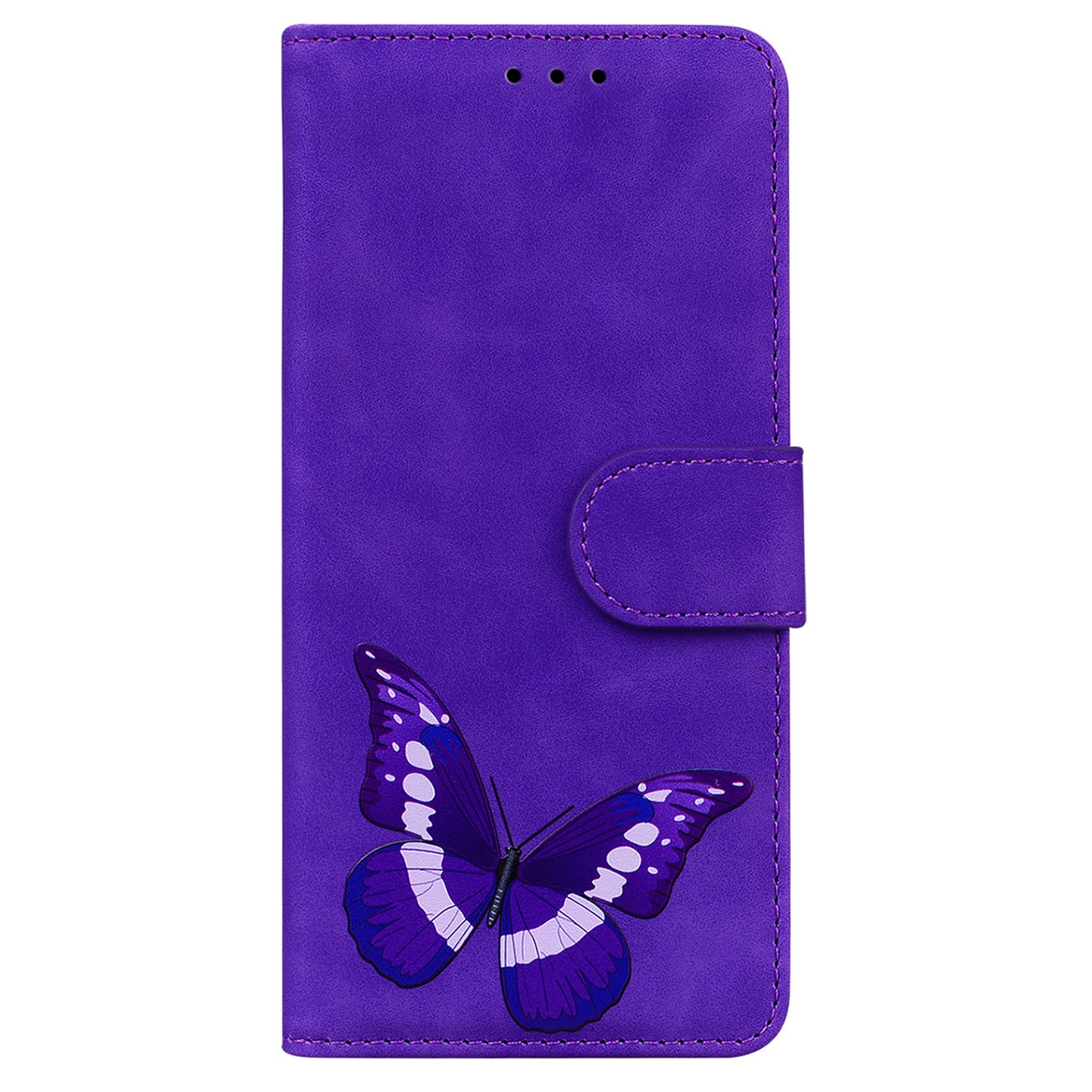 Wallet Cover for Xiaomi 13 Lite / Civi 2 5G Butterfly Printing Skin-touch PU Leather Flip Stand Phone Case