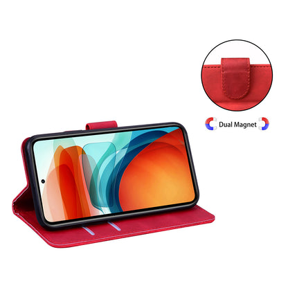 Wallet Cover for Xiaomi 13 Lite / Civi 2 5G Butterfly Printing Skin-touch PU Leather Flip Stand Phone Case