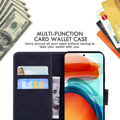 Wallet Cover for Xiaomi 13 Lite / Civi 2 5G Butterfly Printing Skin-touch PU Leather Flip Stand Phone Case