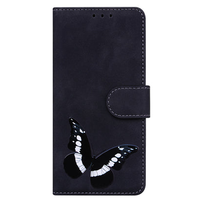 Wallet Cover for Xiaomi 13 Lite / Civi 2 5G Butterfly Printing Skin-touch PU Leather Flip Stand Phone Case