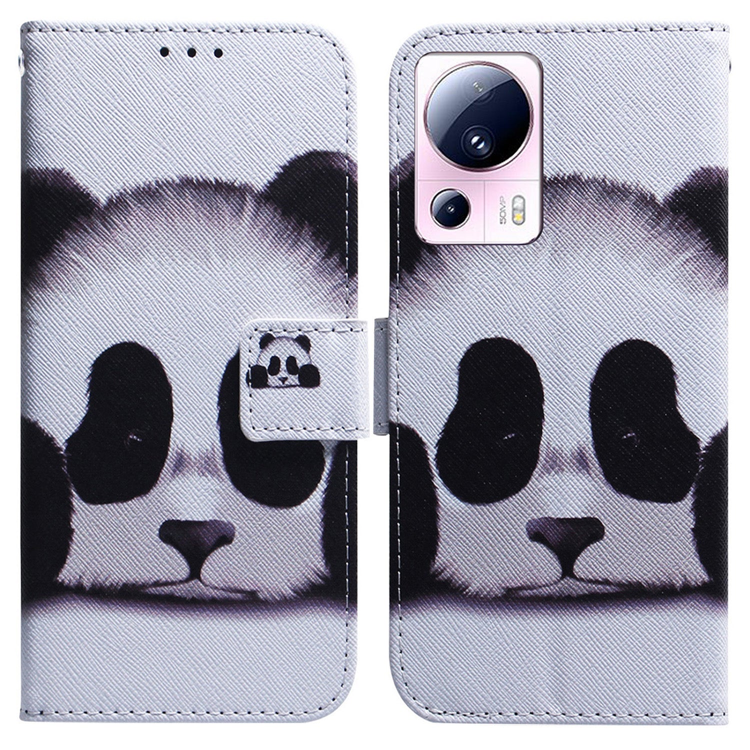 For Xiaomi 13 Lite / Civi 2 5G PU Leather Cover Wallet Stand Pattern Printing Phone Case Shell