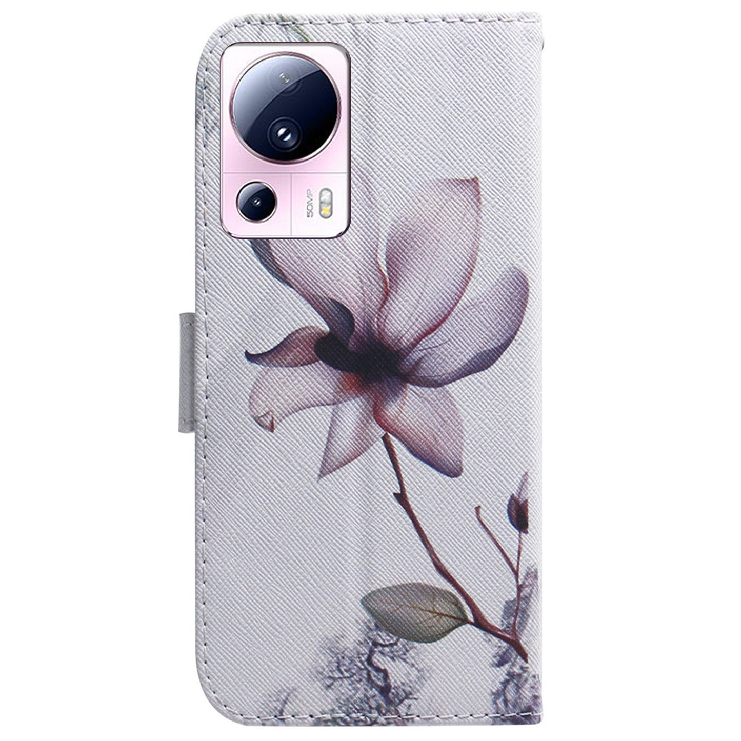 For Xiaomi 13 Lite / Civi 2 5G PU Leather Cover Wallet Stand Pattern Printing Phone Case Shell