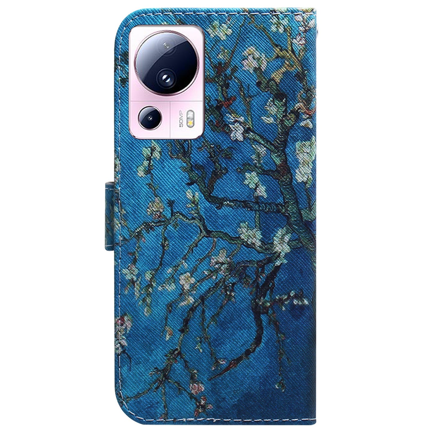 For Xiaomi 13 Lite / Civi 2 5G PU Leather Cover Wallet Stand Pattern Printing Phone Case Shell