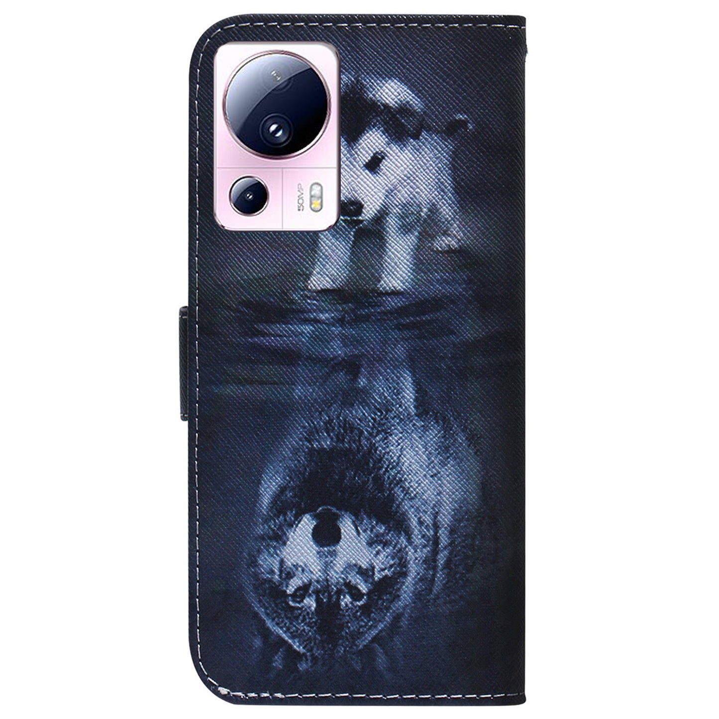 For Xiaomi 13 Lite / Civi 2 5G PU Leather Cover Wallet Stand Pattern Printing Phone Case Shell