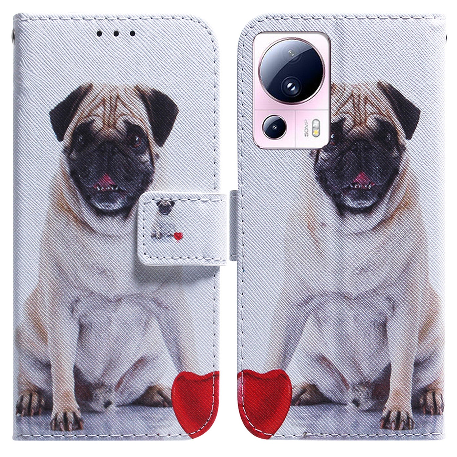 For Xiaomi 13 Lite / Civi 2 5G PU Leather Cover Wallet Stand Pattern Printing Phone Case Shell