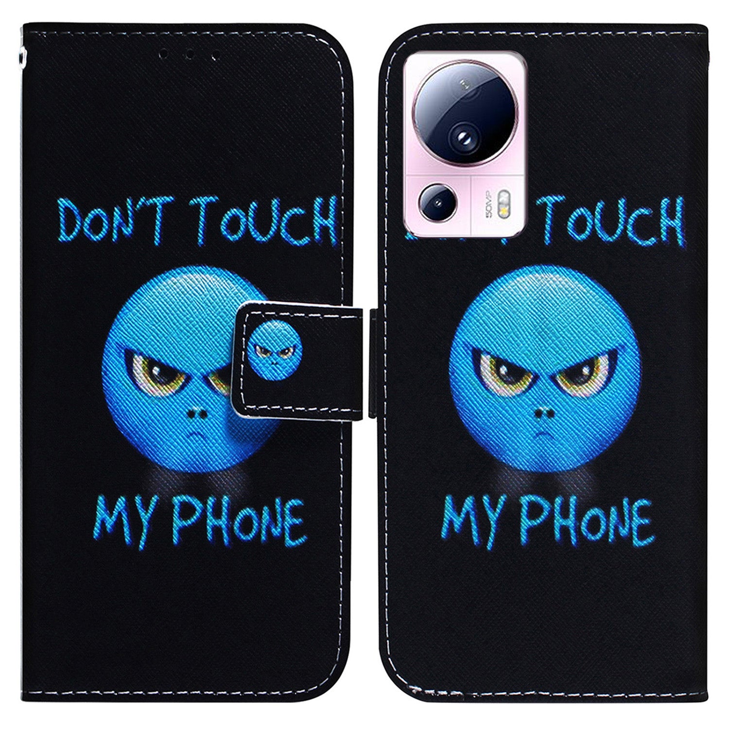 For Xiaomi 13 Lite / Civi 2 5G PU Leather Cover Wallet Stand Pattern Printing Phone Case Shell