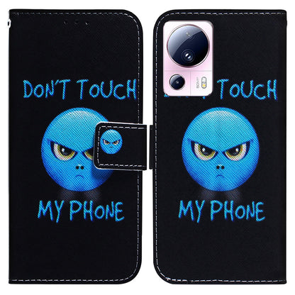 For Xiaomi 13 Lite / Civi 2 5G PU Leather Cover Wallet Stand Pattern Printing Phone Case Shell