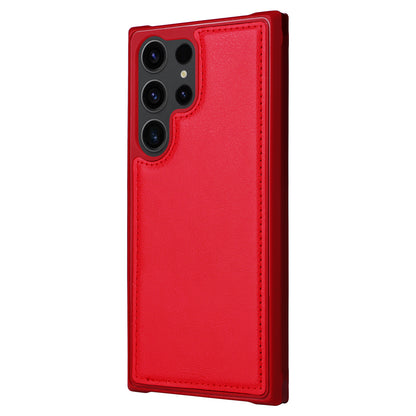 KT Multi-functional Series-4 Zipper Wallet Phone Case for Samsung Galaxy S23 Ultra , PU Leather Stand Detachable Flip Cover