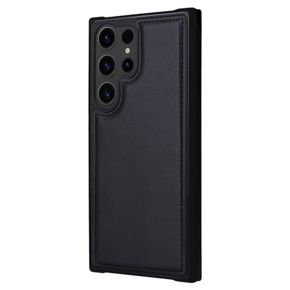 KT Multi-functional Series-4 Zipper Wallet Phone Case for Samsung Galaxy S23 Ultra , PU Leather Stand Detachable Flip Cover