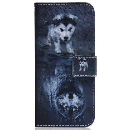 Phone Case for Honor X5 4G Wallet Stand Pattern Printing Folio Flip PU Leather Cover Shell