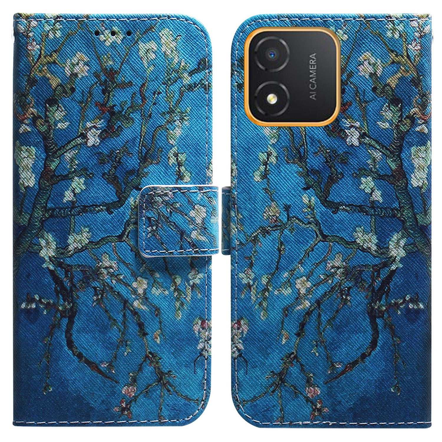 Phone Case for Honor X5 4G Wallet Stand Pattern Printing Folio Flip PU Leather Cover Shell