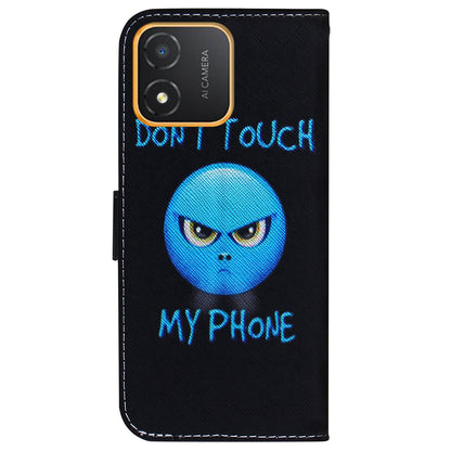 Phone Case for Honor X5 4G Wallet Stand Pattern Printing Folio Flip PU Leather Cover Shell