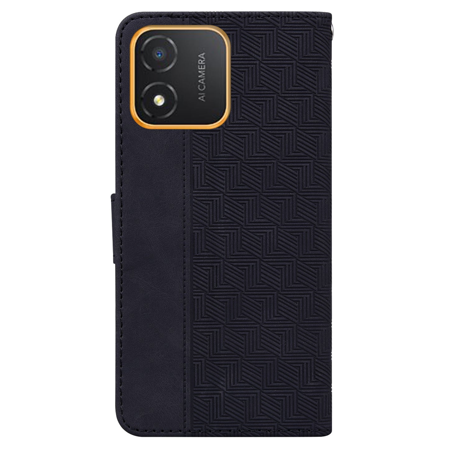 For Honor X5 4G Geometry Pattern Imprinted Leather Phone Case Wallet Stand Cover