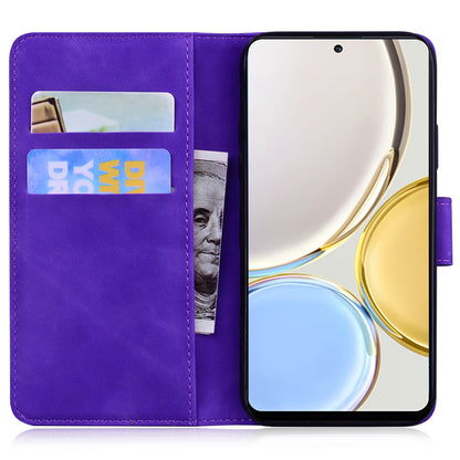 Tiger Imprinted Shell for Honor X5 4G PU Leather Wallet Stand Case Shockproof Phone Cover