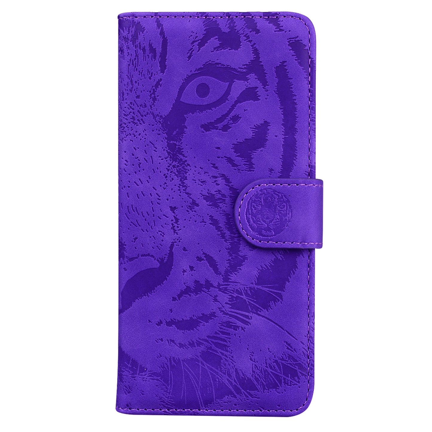 Tiger Imprinted Shell for Honor X5 4G PU Leather Wallet Stand Case Shockproof Phone Cover