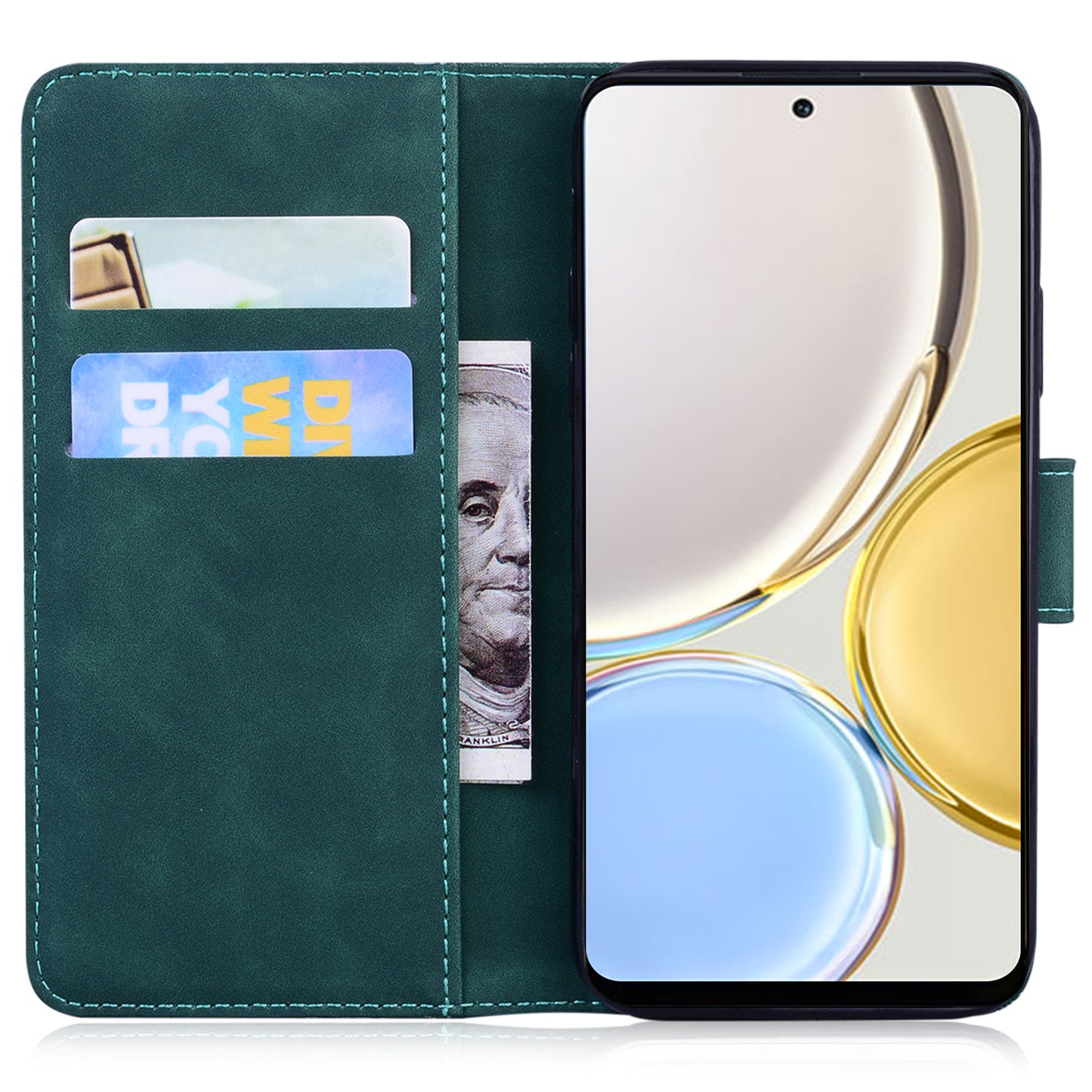 Tiger Imprinted Shell for Honor X5 4G PU Leather Wallet Stand Case Shockproof Phone Cover