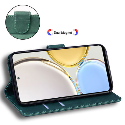 Tiger Imprinted Shell for Honor X5 4G PU Leather Wallet Stand Case Shockproof Phone Cover