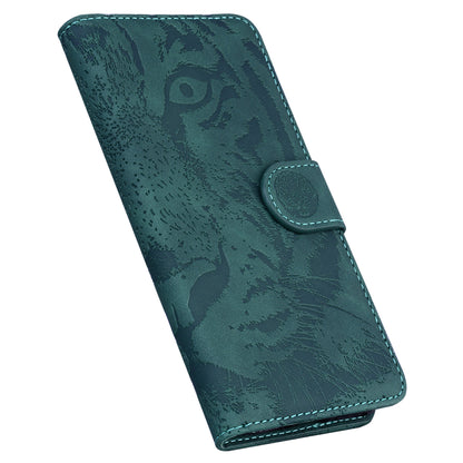 Tiger Imprinted Shell for Honor X5 4G PU Leather Wallet Stand Case Shockproof Phone Cover