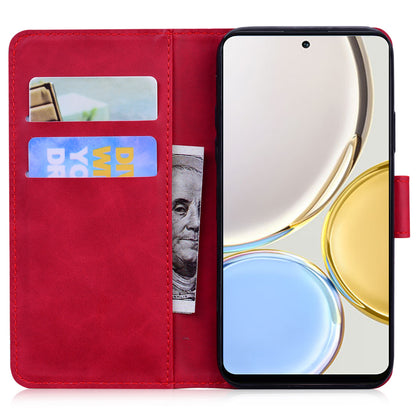 Tiger Imprinted Shell for Honor X5 4G PU Leather Wallet Stand Case Shockproof Phone Cover