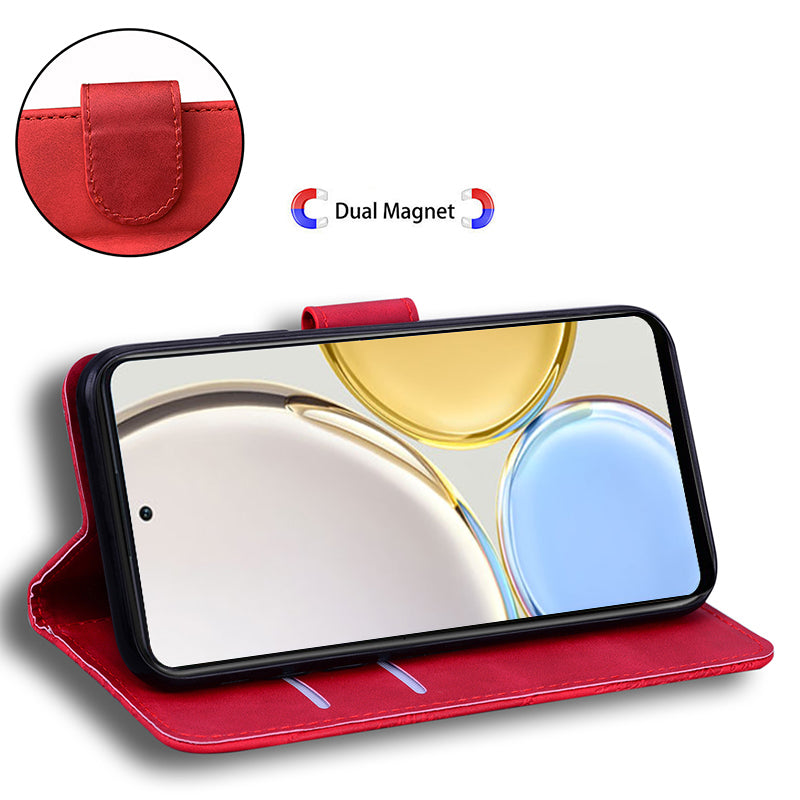 Tiger Imprinted Shell for Honor X5 4G PU Leather Wallet Stand Case Shockproof Phone Cover