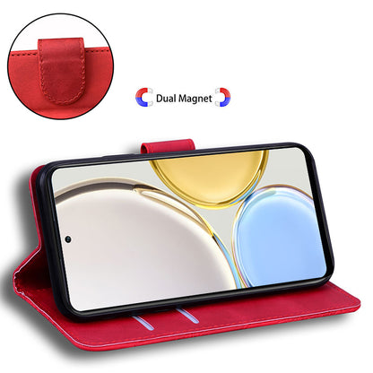 Tiger Imprinted Shell for Honor X5 4G PU Leather Wallet Stand Case Shockproof Phone Cover