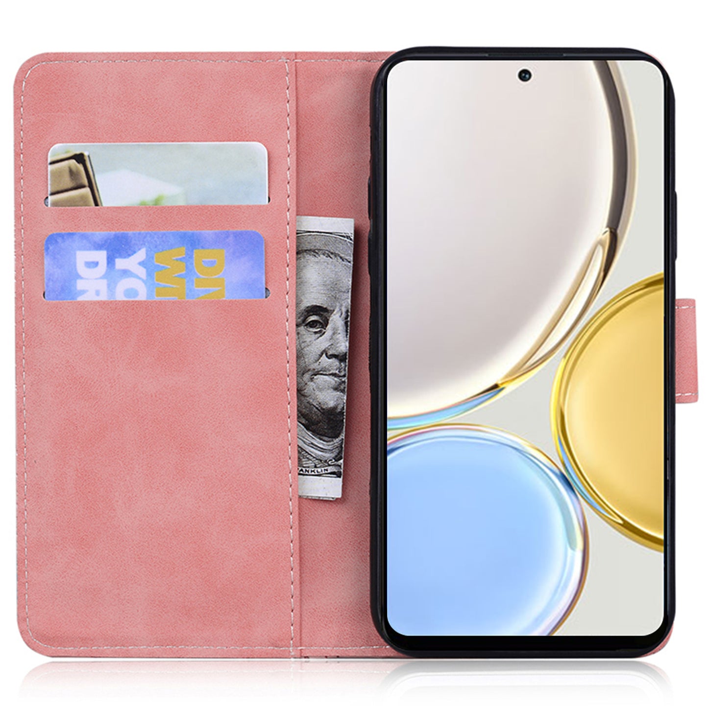 Tiger Imprinted Shell for Honor X5 4G PU Leather Wallet Stand Case Shockproof Phone Cover