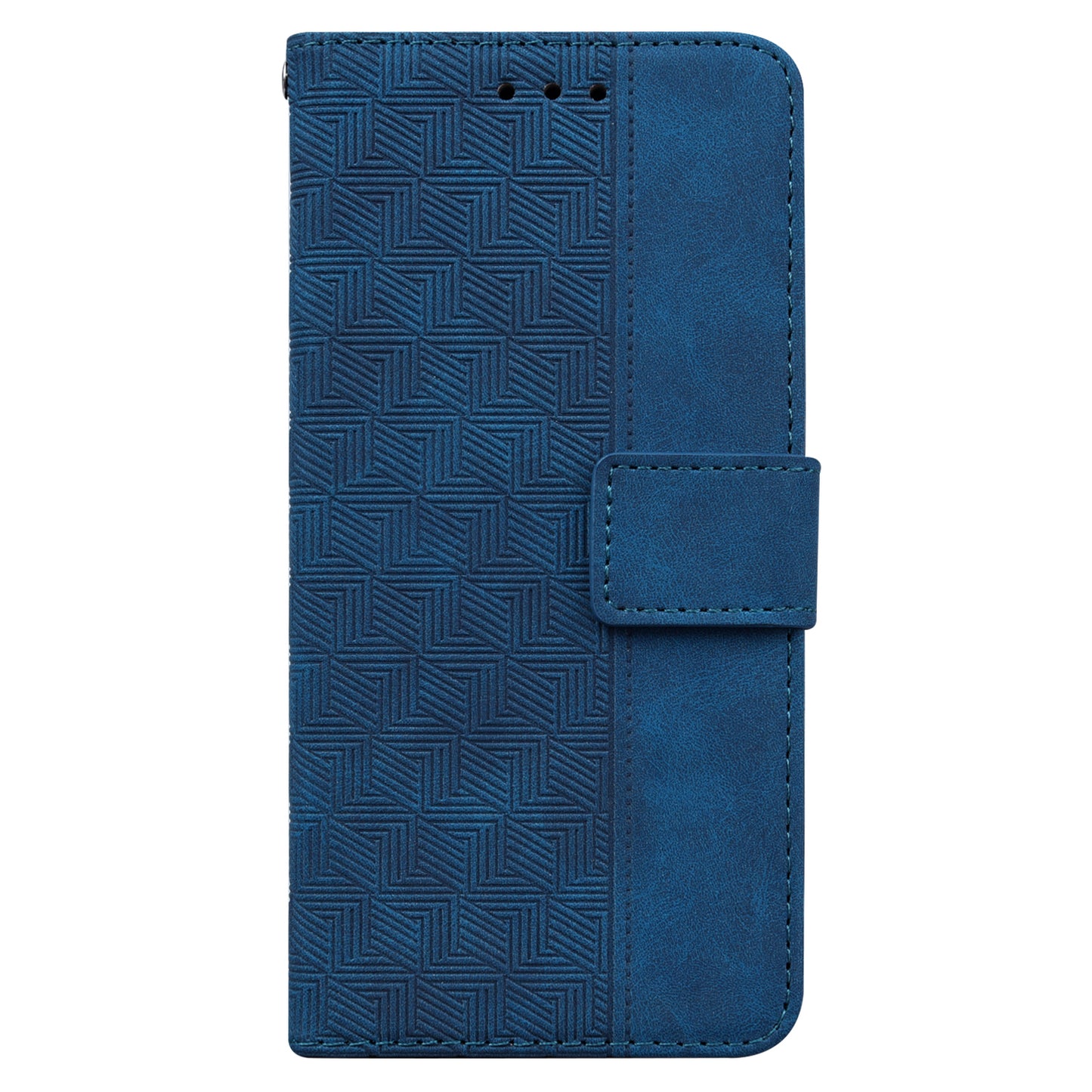 For Samsung Galaxy M14 5G Phone Case PU Leather Wallet Stand Geometry Pattern Imprinted Cover