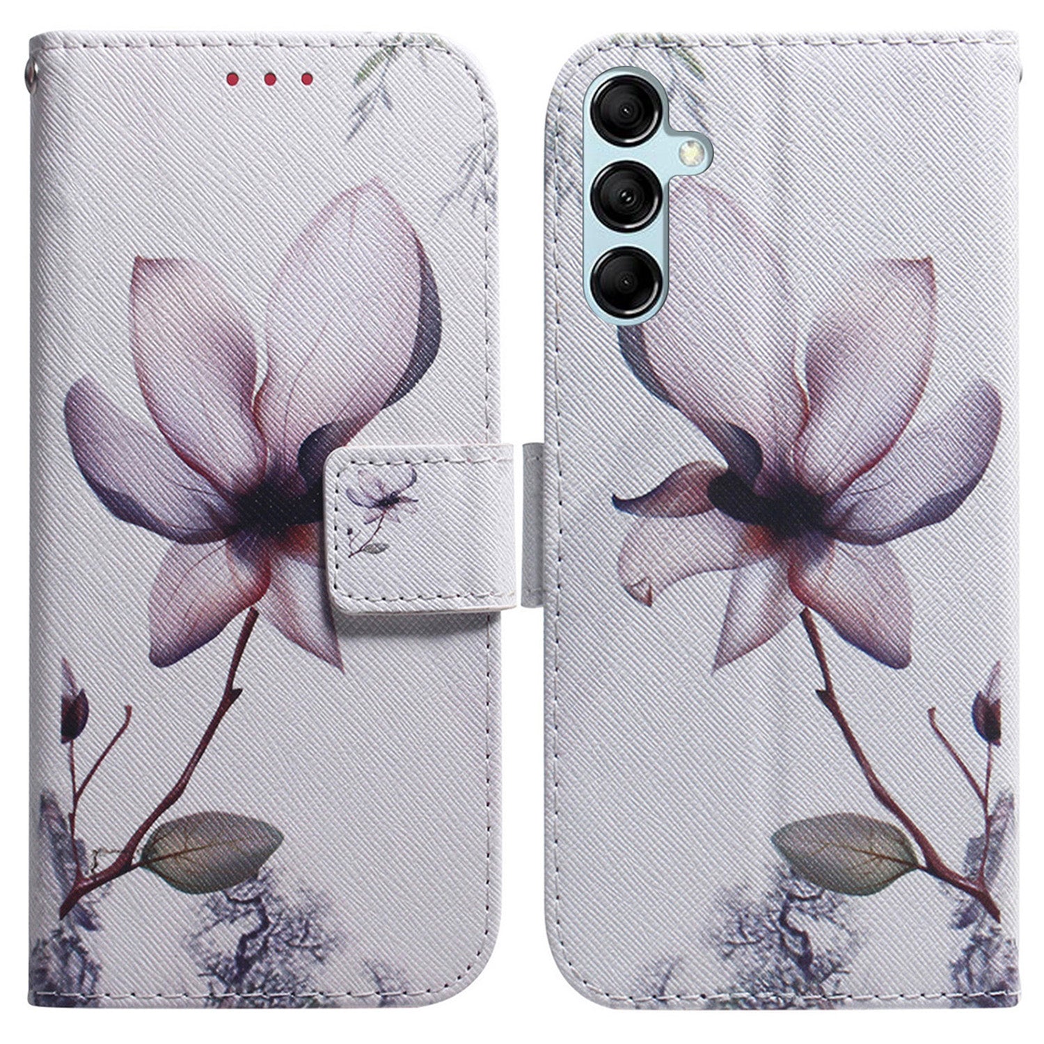 For Samsung Galaxy M14 5G Wallet Stand Pattern Printing Phone Case PU Leather Shockproof Cover Shell