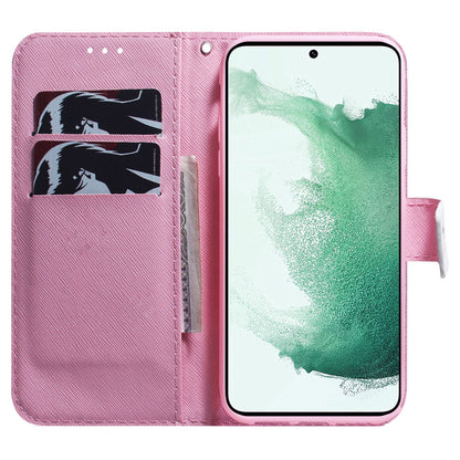 For Samsung Galaxy M14 5G Wallet Stand Pattern Printing Phone Case PU Leather Shockproof Cover Shell