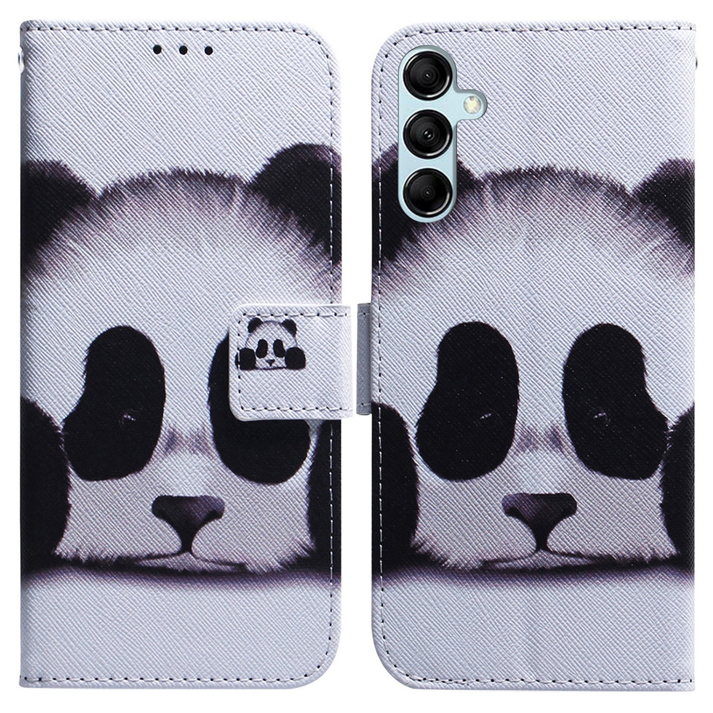 For Samsung Galaxy M14 5G Wallet Stand Pattern Printing Phone Case PU Leather Shockproof Cover Shell