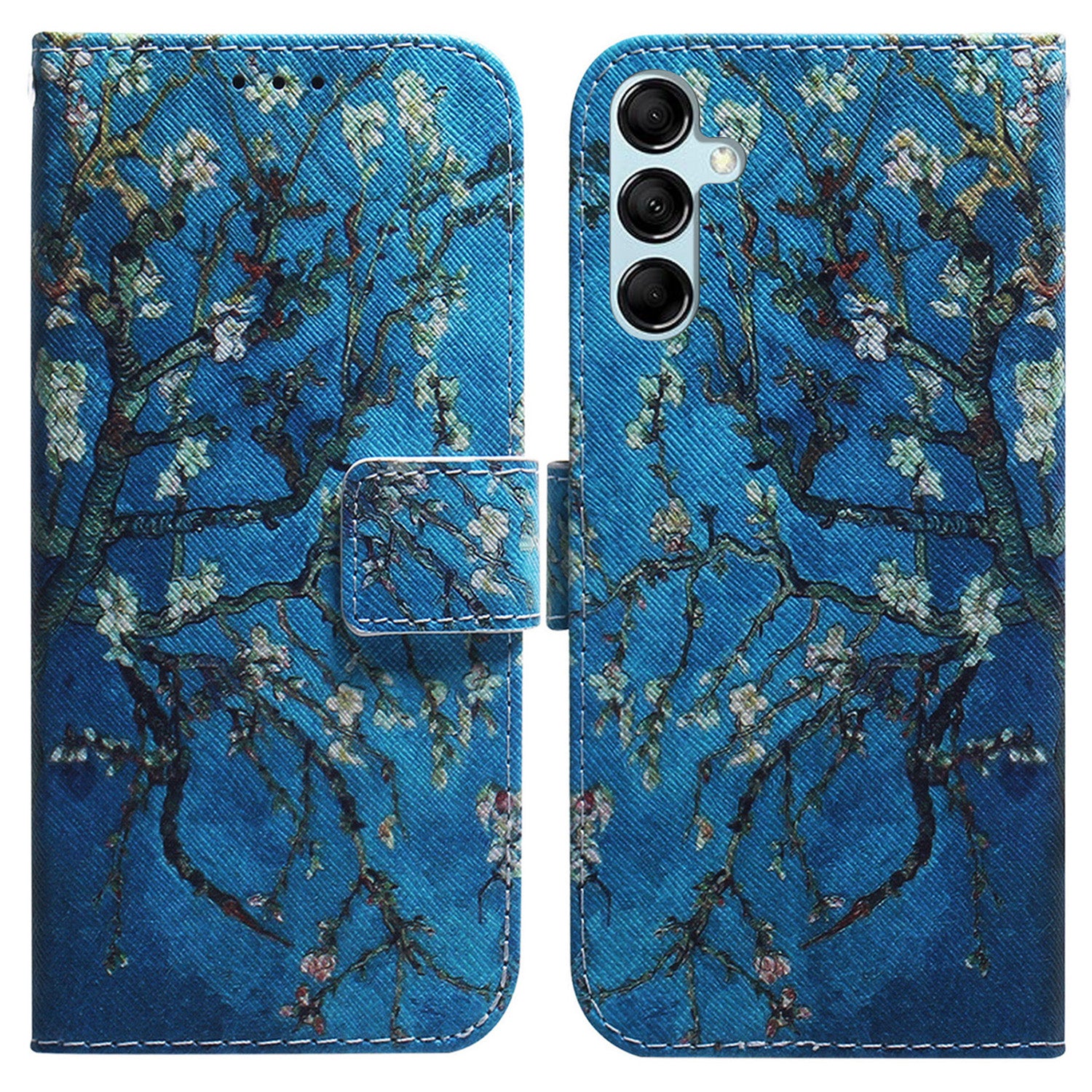 For Samsung Galaxy M14 5G Wallet Stand Pattern Printing Phone Case PU Leather Shockproof Cover Shell
