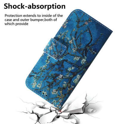 For Samsung Galaxy M14 5G Wallet Stand Pattern Printing Phone Case PU Leather Shockproof Cover Shell