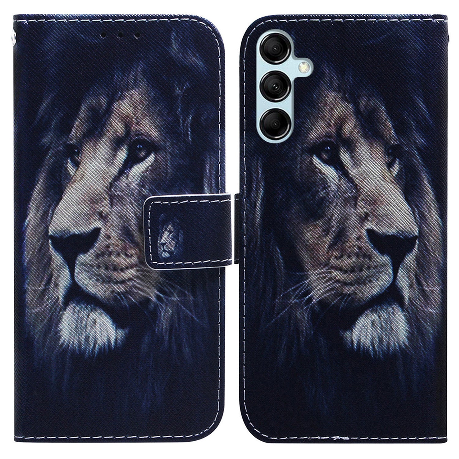 For Samsung Galaxy M14 5G Wallet Stand Pattern Printing Phone Case PU Leather Shockproof Cover Shell