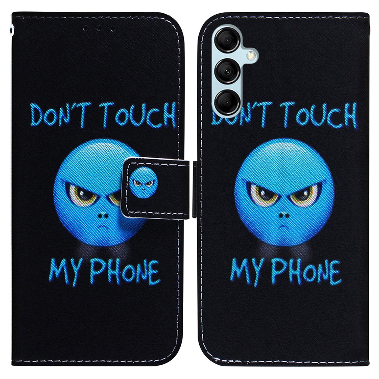 For Samsung Galaxy M14 5G Wallet Stand Pattern Printing Phone Case PU Leather Shockproof Cover Shell
