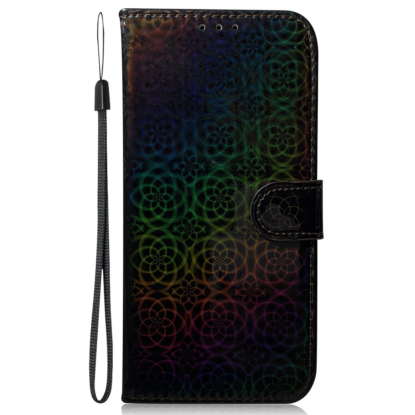 Phone Case for Samsung Galaxy M14 5G , Wallet Dazzling Flower Pattern PU Leather Flip Stand Phone Shell