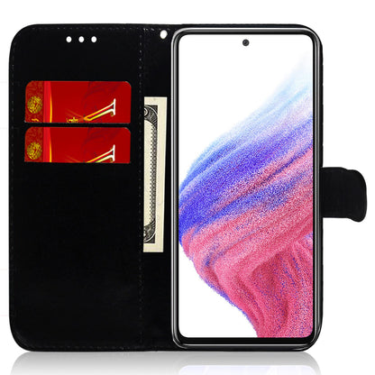 Phone Case for Samsung Galaxy M14 5G , Wallet Dazzling Flower Pattern PU Leather Flip Stand Phone Shell