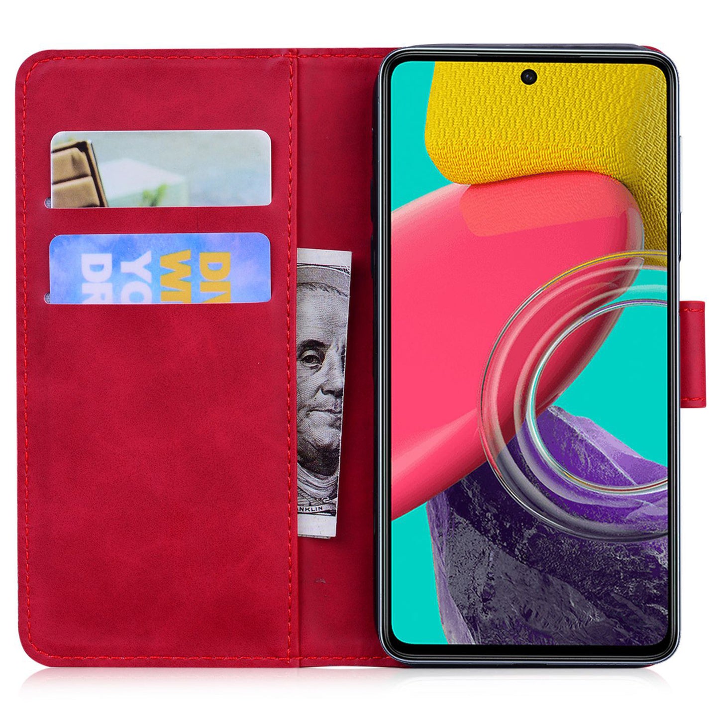 Skin-touch Wallet Cover for Samsung Galaxy M14 5G Butterfly Printing PU Leather Flip Stand Phone Case