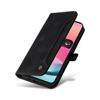 YIKATU YK-002 For Samsung Galaxy A24 4G PU Leather Wallet Phone Cover Skin-Touch Shockproof Phone Case with Card Slot