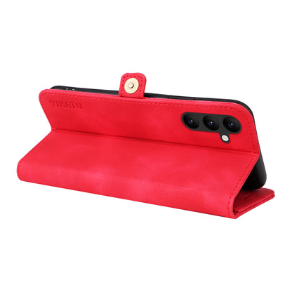 YIKATU YK-002 For Samsung Galaxy A24 4G PU Leather Wallet Phone Cover Skin-Touch Shockproof Phone Case with Card Slot
