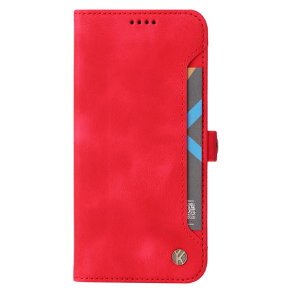 YIKATU YK-002 For Samsung Galaxy A24 4G PU Leather Wallet Phone Cover Skin-Touch Shockproof Phone Case with Card Slot